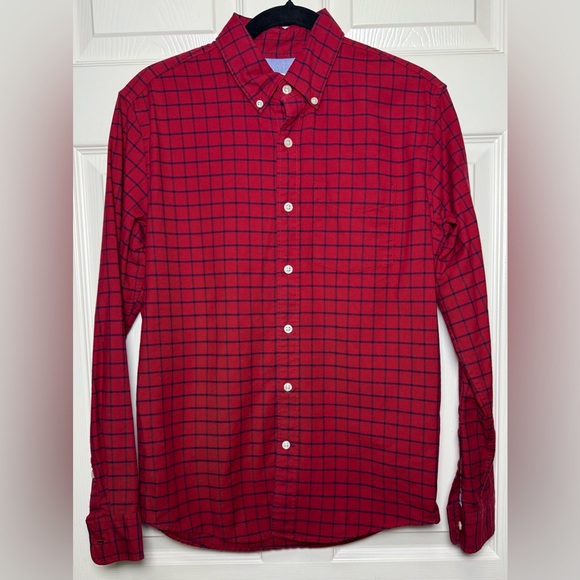 GAP Other - GAP Red Plaid Men's Button Down Shirt